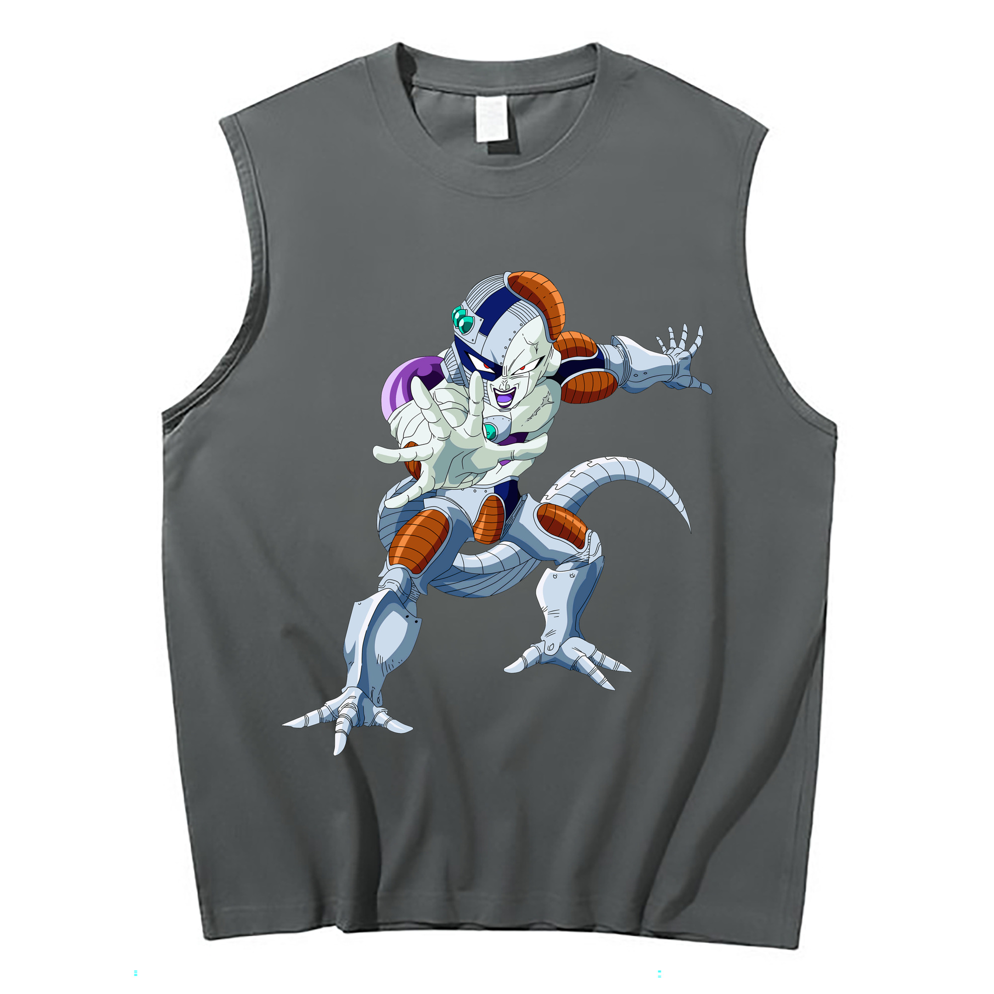 （画像用） ドラゴンボール フリーザ DRAGON BALL Frieza コットン100％タンクトップ（フロントプリント）